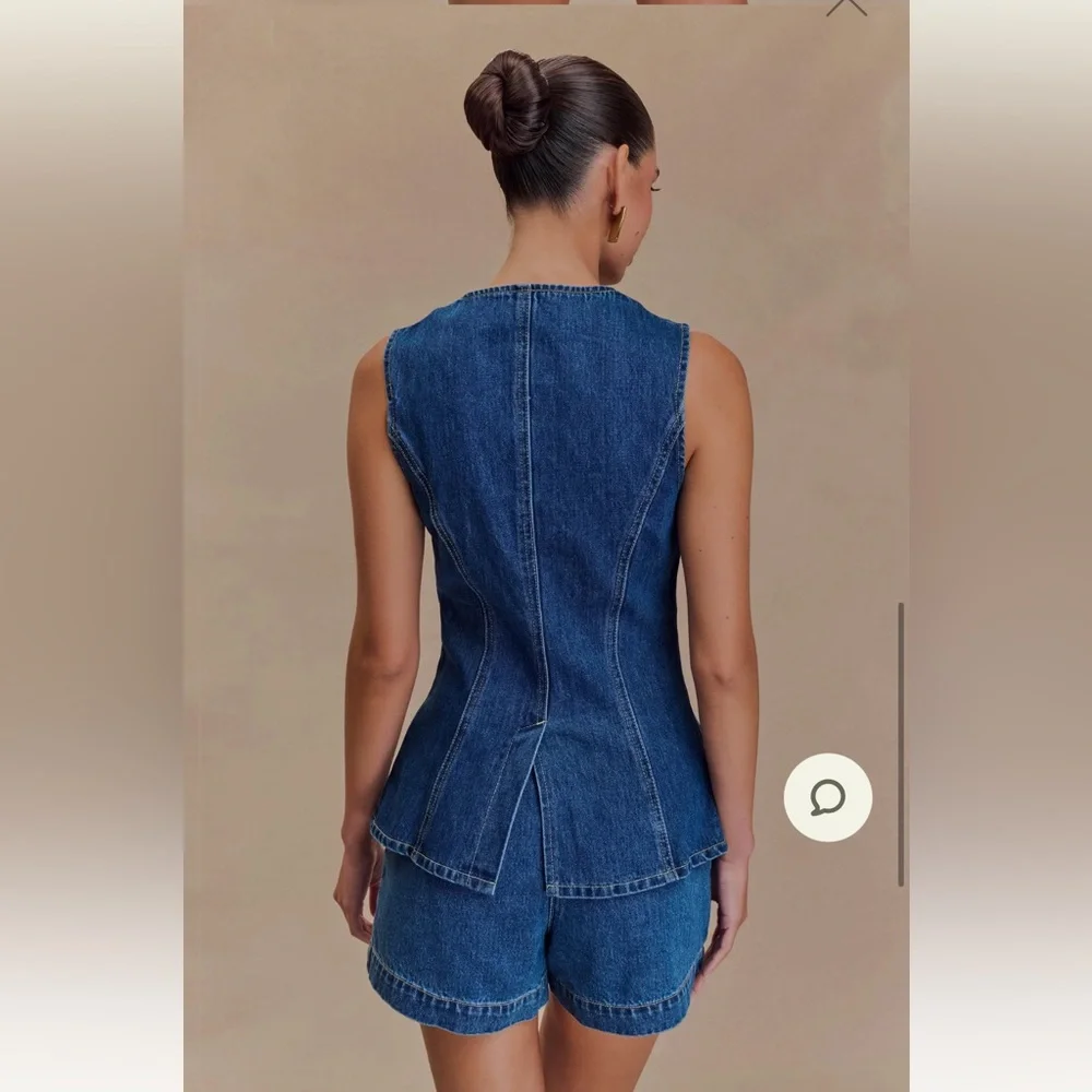 Meshki Abel Denim Shorts - Picture 6 of 12